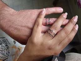 48 Sweet Wedding Ring Tattoos Wedding Band Tattoo Tattoo Wedding Rings Wedding Ring Tattoo