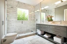 Contemporary Master Bathroom Contemporary Master Bathroom With Walk In Shower Mirro Contemporary Master Bathroom Master Bathroom Shower Bathroom Vanity Designs