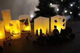 クリスマスを親子で楽しもう トレーシングペーパーでかんたん かわいいランタン作り つづる クリスマス ledライト クリスマスランタン クリスマス