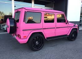 Group Of Mercedes G Class Wagoon Love Pink Kylie Jenner Blac Pink Car Fancy Cars Dream Cars