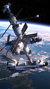Space Shuttle Docking With Space Station In 2020 Space Station Space Shuttle Earth From Space