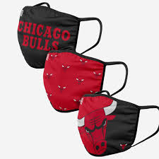 Chicago Bulls 3 Pack Face Cover In 2020 Chicago Bulls Chicago Face Cover
