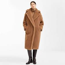 Teddy borg longline coat camel brown. Pin On October