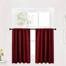 ryb home decor short curtains tiers for