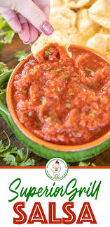 Superior Grill Salsa The Salsa Recipe From My Favorite Mexican Restaurant So Easy Tastes Great Tomatoes Pickle Salsa Recipe Plain Chicken Recipe Recipes