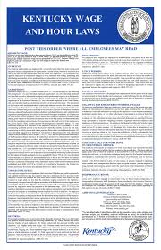 Labor Law Posters Available For Free To Kentucky Employers