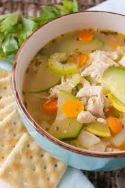 The zucchini replaces noodles in the soup and no one even realizes it until you tell them. Garden Vegetable Chicken Soup Mindee S Cooking Obsession