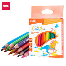 Cara mewarnai kulit wajah anime dengan pensil warna. Deli Pensil Warna 12 Warna Bebas Kayu Warna Terang Pegangan Segitiga Ec09900 Shopee Indonesia