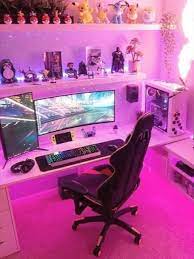 Gamer Girl Aesthetic Pink In 2021 Gaming Room Setup Gamer Room Decor Game Room Design