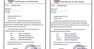 Pentingnya surat undangan rapat, bagi setiap organisasi, perusahaan ,sekolah , instasi pemerintahan juga di lembaga masyarat. Contoh Undangan Karang Taruna Untuk Perangkat Desa Triprofik Com