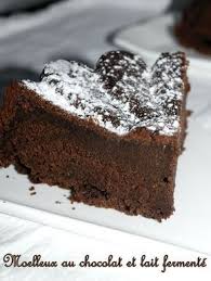 Moelleux Au Chocolat Et Lait Fermente Dans Vos Assiettes Moelleux Au Chocolat Lait Fermente Gateau Au Chocolat Moelleux