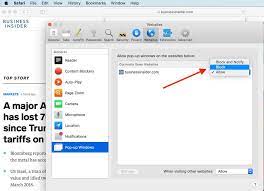 How To Block Pop Ups On A Mac Computer S Web Browser