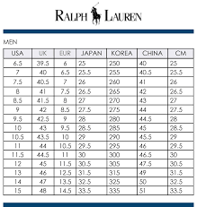 Polo Ralph Lauren T Shirt Size Chart Polo Jacket Ralph And