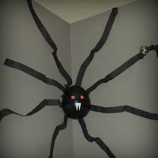 A giant spider that dangles overhead requires very little legwork. How To Make A Spider Quick And Easy Giant Spider Decoration