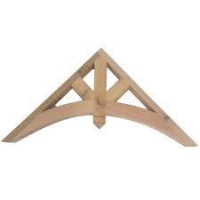 4 Cedar Gable With Arched Wood Beam Wood Beams Exterior Remodel Shutters Exterior