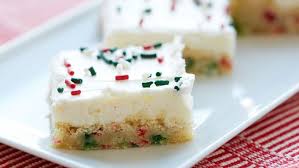Gather some flour in between your fingers and lightly sprinkle onto your with this recipe, we found the best result straight on an ungreased cookie sheet. Cookie Bars The Dessert Your Holidays Have Been Missing Christmas Food Desserts Sugar Cookie Bars Holiday Sugar Cookies