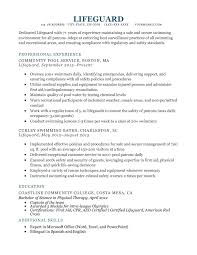 Try our basic cover letter template, or one that focuses on your skills. Lifeguard Resume Samples Writing Guide Resume Genius