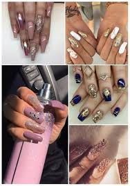 Uñas de acrilico rosas con dorado : Decoracion De Unas Doradas 90 Disenos Para Toda Ocasion