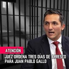 Risaralda - 🛑MÁXIMA DIFUSIÓN🛑⚠️TRES DIAS DE ARRESTO PARA JUAN PABLO GALLO⚠️  Con tres días de arresto sancionó el Juez Tercero de ejecución de Penas y  Medidas de Seguridad de Pereira a Juan