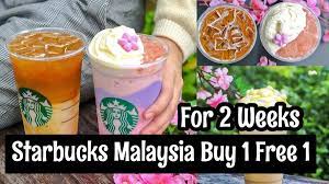 Do note that this promotion is valid at all starbucks outlets in malaysia except for genting highlands stores and the sunway lagoon kiosk. Starbucks Malaysia Buy 1 Free 1 For 2 Weeks Miri City Sharing