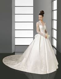 Tahari asl floral burnout faux wrap long sleeve ruffle front midi dress. 20 Of The Most Stunning Long Sleeve Wedding Dresses Chic Vintage Brides