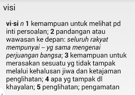 Kedua kata tersebut memiliki makna yang berbeda. Visi Misi Apa Itu Achmad S Ruky