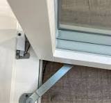 Grey Aluminium Casement window | Green doors