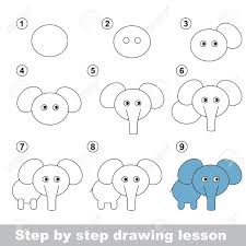 See more of comment dessiner on facebook. Etape Par Etape Dessin Tutoriel Vector Kid Jeu Comment Dessiner Un Elephant Clip Art Libres De Droits Vecteurs Et Illustration Image 50709495