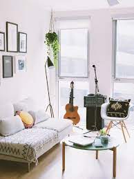 A Pinterest Engineer S Sf Studio Is Minimal Modern And Musical Apartment Living Room Apartment Decor Apartment Living