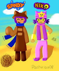 Below is a list of all sandy's skins. I Made A Drawing With Sandy And Niko From Oneshot Brawlstars