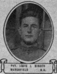 Ludwig John “Louis” Binder (1894-1918)