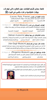 Virtual Museum متاحف افتراضيه In 2020 British Museum Infographic Paris