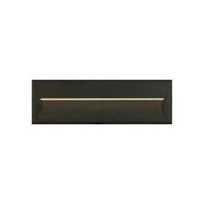 Hampton Bay Black Integrated Led Deck Light Jao2601l The Home Depot Deck Lighting Led Deck Lighting Hampton Bay