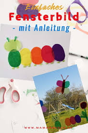 Fensterbild Sommer Basteln Mit Kindern Ganz Einfach Mit Anleitung Fensterbilder Basteln Basteln Fruhling Kindergarten Basteln Mit Kleinkindern Blumen