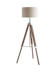 Ideal Home Loki Wooden Tripod Floor Lamp Tripod Floor Lamps Tripod Floor Wooden Tripod Floor Lamp