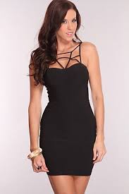 Black Strappy Neckline Super Sexy Mini Dress Amiclubwear Sexy Dresses Sexy Dress Prom Dress Summer Dress Spring Dress Prom Gowns Night Out Dresses Dress