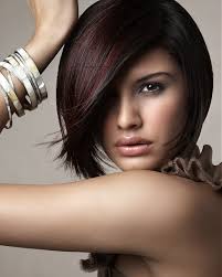 Short bob hairstyle for black women & hair color ideas. Hair Color Ideas For Short Haircuts