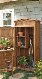 Teak Garden Storage Frontgate Garden Tool Storage Shed Storage Building A Shed