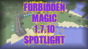 To get started with the mod simply create a new world and then go mining. Forbidden Magic 1 7 10 Mod Spotlight Tutorial Thing Youtube
