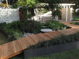 Easy Visitor Access With A Ramped Deck Through The Garden Sloped Garden Outdoor Ramp Backyard