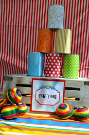 Birthday Party Game Ideas Boys Circus Themed Birthday Party Can Toss Game Ideas Carnival Birthday Parties Carnival Birthday Party Theme Carnival Birthday