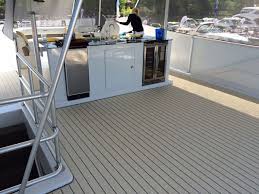 Gray Marine Vinyl Flooring Pontoon Better Than Teak 14 8 5 X 5 House Boat Vinyl Flooring Pontoon