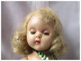 1950;s molded lash Ginny walker doll in ballerina outfit super sweet . For  Sale at Ruby Lane