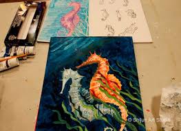 Shijun Art Studio: "Joy of Art" Spring 2014 Painting Class at Callanwolde