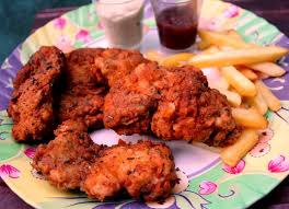 Fry chicken until golden brown and cooked through, 4 to 6 minutes per side. Paula Deen S Southern Fried Chicken Recipe Hot Fried Chicken Recipe Yummy Tummy