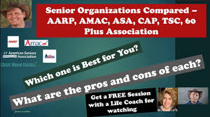 There are many factors that determine how much your health insurance and medical care will cost you each month. Senior Organizations Compared Aarp Amac Asa Cap Tsc 60 Plus Association Youtube