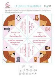 La Cocotte Des Animaux Animal Crafts For Kids Diy For Kids Educational Toys