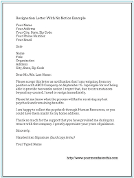 No Notice Resignation Letter New Resignation Letter With No Notice Example In 2020 Resignation Letter Resignation Letters Lettering