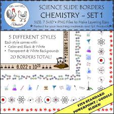 Science Slide Borders Chemistry Set 1 Ppt Or Google Slides Landscape Chemistry Set Science Powerpoint Science
