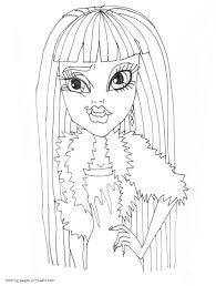 You can also print out and color this. Abbey Bominable Monster High Coloring Pages Coloring Pages Printable Com